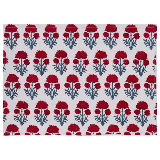 Hana Placemat - Red/Teal (Set of 2)